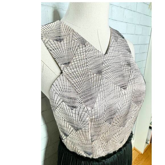 Anthropologie Two-Tone Midi Dress - Picture 5 of 9